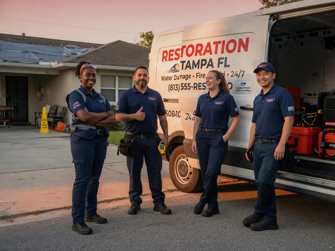 Water Damage Restoration company in New Washington, OH